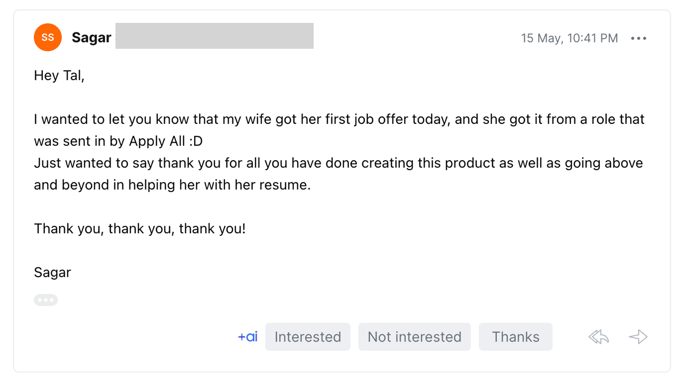 Customer screenshot